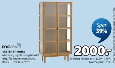 Natur - VESTERBY vitrine