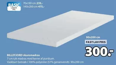 BILLEFJORD skummadrass