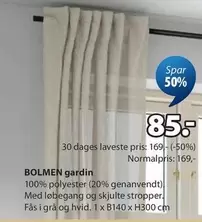 BOLMEN gardin