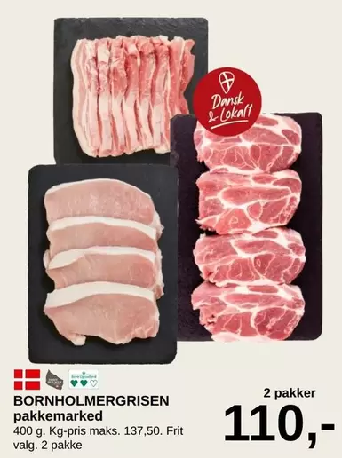 BORNHOLMERGRISEN pakke