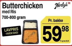 Butterchicken med Ris