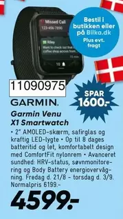 Ring - Garmin Venu X1 Smartwatch