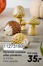 Keramik -  svampe eller pindsvin 11273160