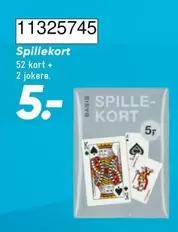Kort - Spillekort 11325745