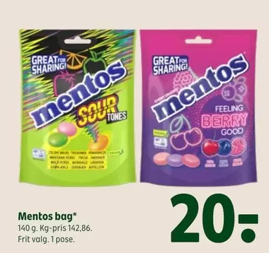 Mentos Bag