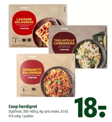 Coop færdigret Dybfrost