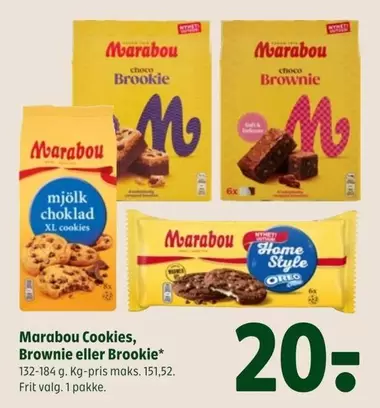 Marabou - Cookies, Brownie eller Brookie