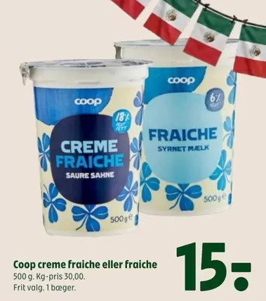 Coop creme fraiche eller fraiche