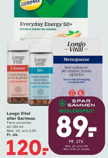 Longo Vital eller Gerimax