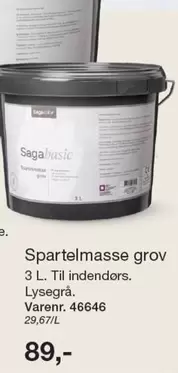 Spartelmasse grov