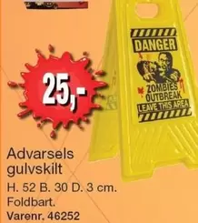Advarsels gulvskilt Varenr. 46252