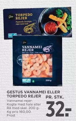 VANNAMEI ELLER TORPEDO REJER