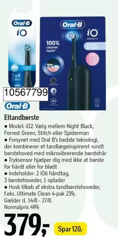 Oral B - iO Eltandbørste