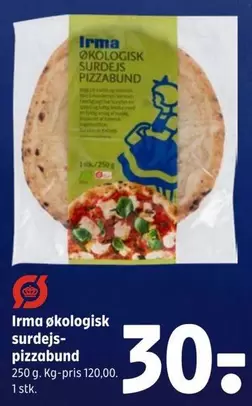 økologisk surdejs pizzabund