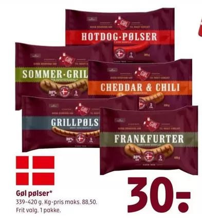 Chili - Gøl pølser