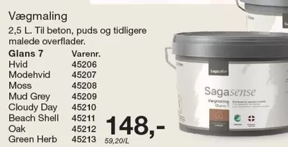 Shell - Vægmaling Glans 7