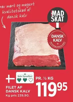 FILET AF DANSK KALV