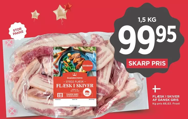 FLÆSK I SKIVER