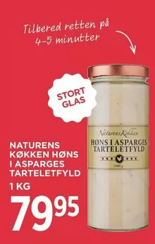 NATURENS KØKKEN HØNS I ASPARGES TARTELETFYLD