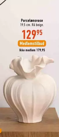 Porcelænsvase