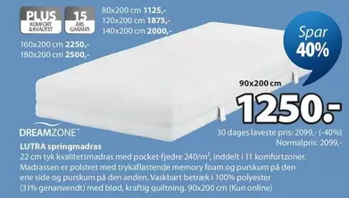 Den - LUTRA springmadras