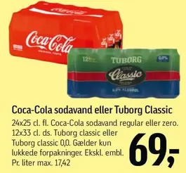 Coca Cola - Coca-Cola sodavand eller Tuborg Classic