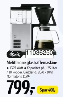 one glas kaffemaskine 11036250
