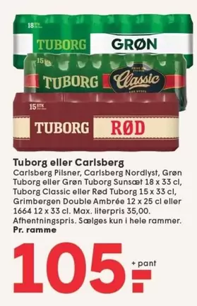 Carlsberg - Tuborg eller