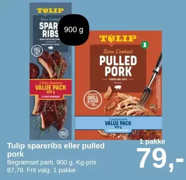 Spareribs eller pulled pork