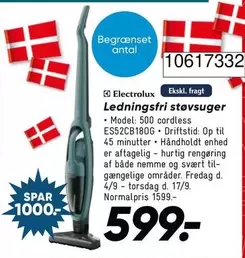 Electrolux - Ledningsfri støvsuger