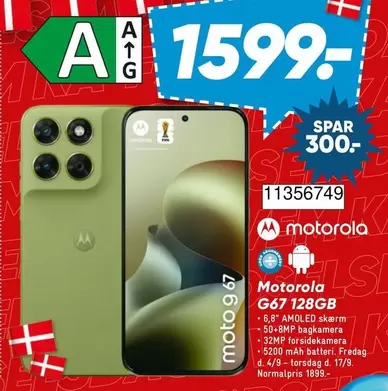 Motorola - G67 128GB