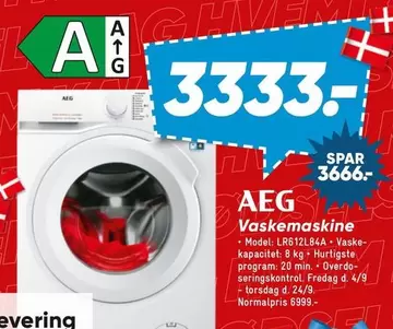 Vaskemaskine LR612L84A