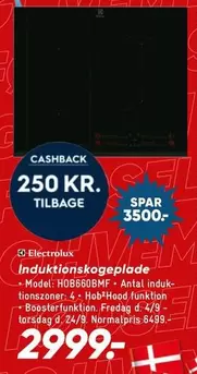 Electrolux - Induktionskogeplade