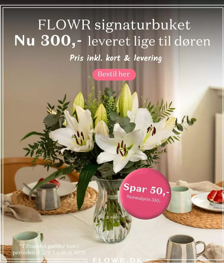 Kort - FLOWR signaturbuket