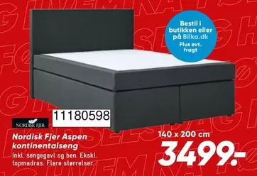 Nordisk Fjer Aspen kontinentalseng
