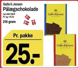 Pålægschokolade