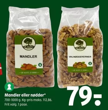 Mandler eller nødder