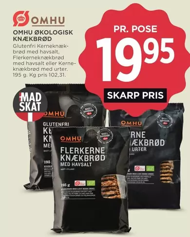 Land - ØKOLOGISK KNÆKBRØD