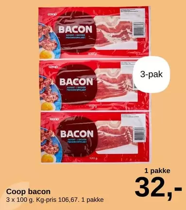 Coop bacon