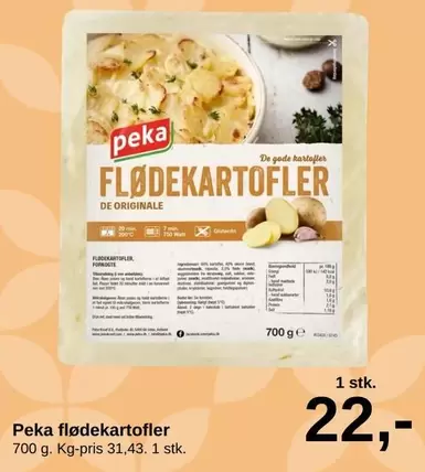 flødekartofler DE ORIGINALE
