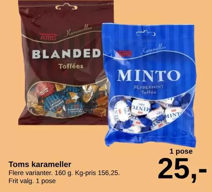 Blandede karameller