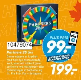 Kort - Partners 25 års