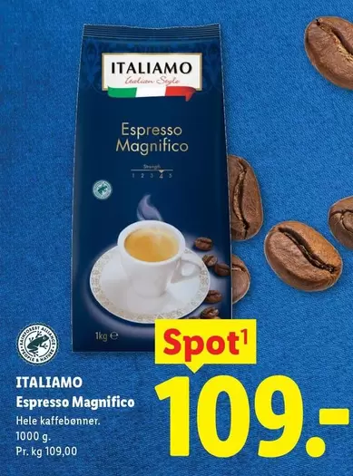 Espresso Magnifico Hele kaffebønner