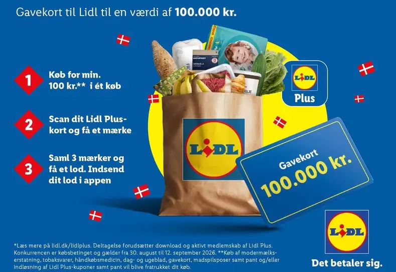 Kort - Gavekort til Lidl