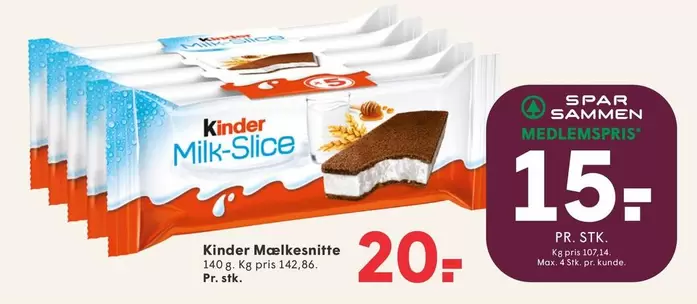 Kinder - Milk-Slice