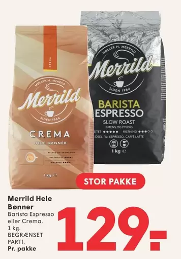 Hele Benner Barista Espresso eller Crema