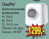 Selvrensende katteToilet Varenr. 41747