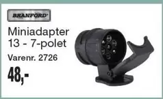 Miniadapter 13 - 7-polet Varenr. 2726