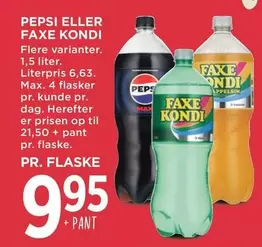 Pepsi - PEPSI ELLER FAXE KONDI