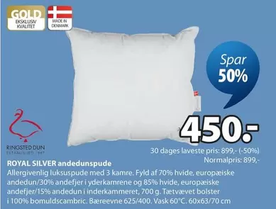 ROYAL SILVER andedunspude